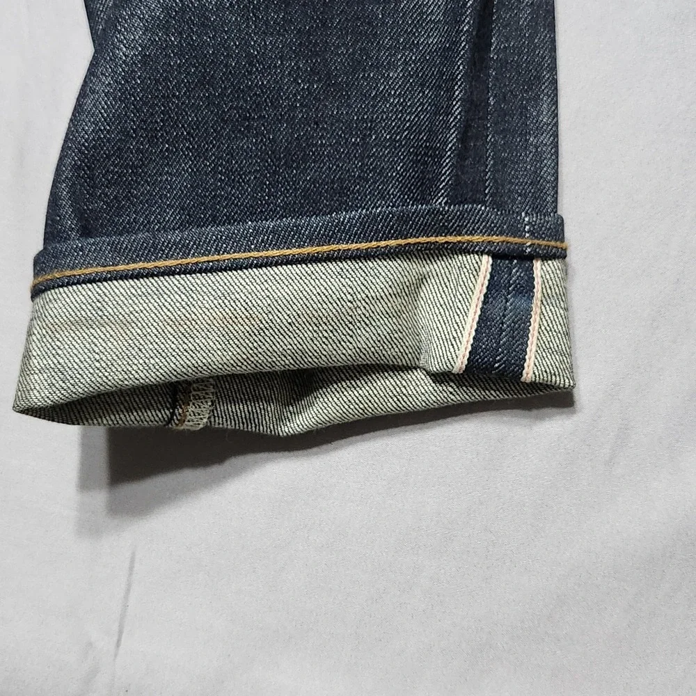 J.Crew Every Stitch Considered 770 Straight Fit Selvedge Jeans Indigo Blue 33x32